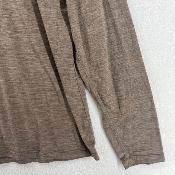 Woolx Women's Long Sleeve Brown Top - Picture 10 of 14